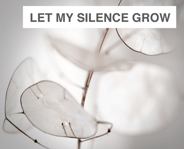 Let My Silence Grow | Let My Silence Grow| MusicSpoke